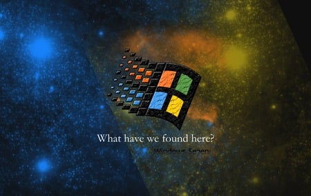 Wallpaper 85 - Windows 7 - space, microsoft, windows 7, logo, windows, seven, 7, dark