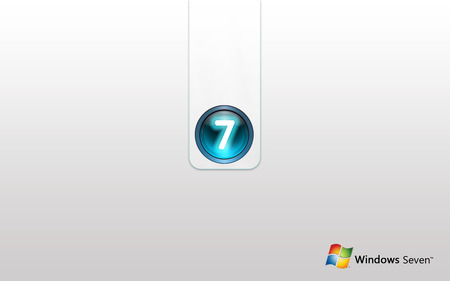 Wallpaper 96 - Windows 7 - ball, seven, vista, 7, microsoft, blue, white, windows 7, windows