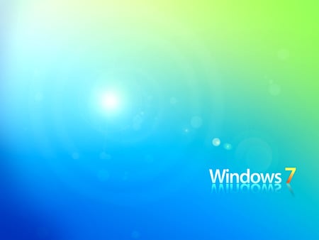 Wallpaper 95 - Windows 7 - seven, windows 7, 7, windows, microsoft, blue, green