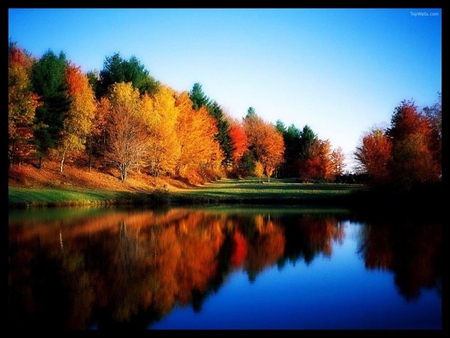 Autumn - fall, lake, autumn