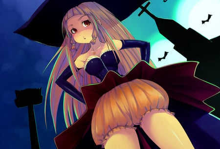 halloween underwear witch - halloween, underwear witch