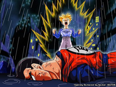 Future Gohan dead - mirai, future, trunks, gohan