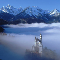 Germany - Castle in a fog