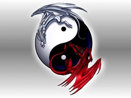 ying yang - abstract, fantasy, yeng yang, dark ages, other