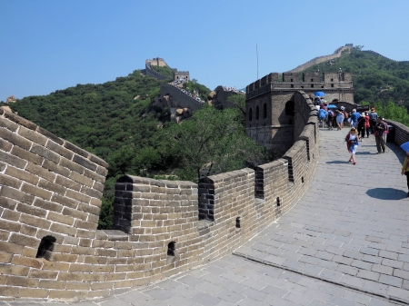 Great Wall of China at Badaling - china, great wall, turret, badaling