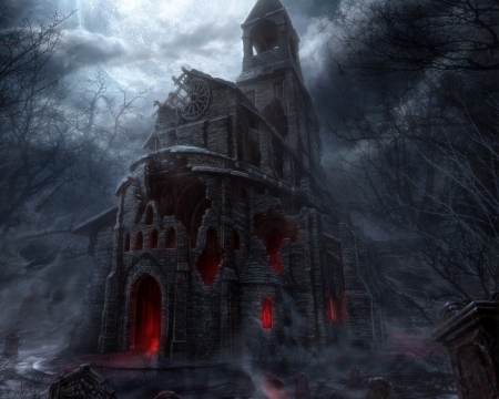 house - house, abstract, fantasy, dark ages