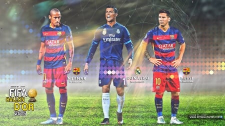 FIFA BALLON D'OR 2015 - FIFA BALLON Dor, neymar, fc barcelona, cristiano ronaldo, lionel messi, real madrid