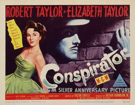 Classic Movies - Conspirator (1949) - conspirator movie, classic movies, elizabeth taylor, robert taylor