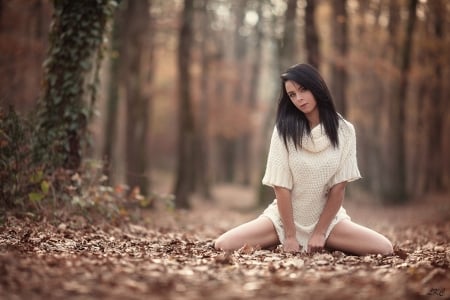 Autumn Beauty - fall, autumn, girl, beautiful, colors