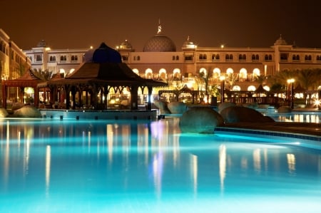 Swimming  Pool at Night