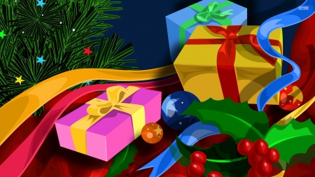 Christmas Presents - wallpaper, gifts, christmas, presents