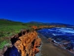 Blue Sky Above the Coastline