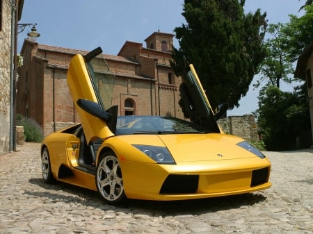 lamborghini murcielago roadster - murcielago, lamborghini, roadster, italian