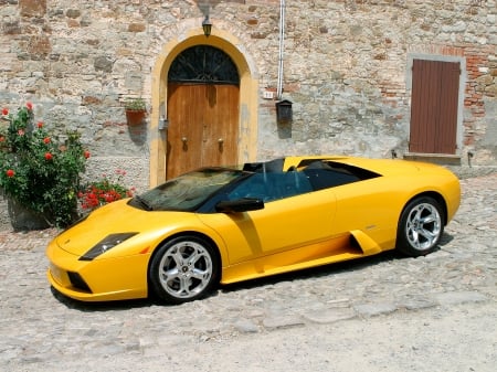 lamborghini murcielago roadster - murcielago, lamborghini, roadster, italian