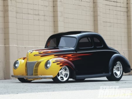 ford coupe hot rod - ford, coupe, rod, hot