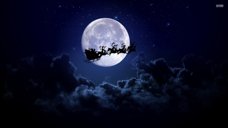 Christmas Eve - Wallpaper, Santa, Christmas, Eve