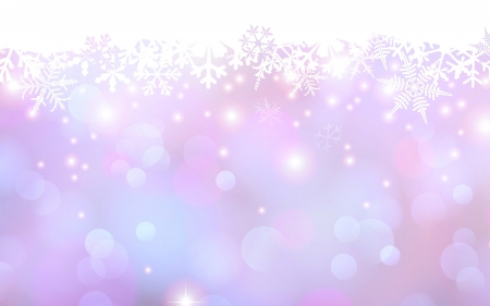 Snowing - craciun, snowflake, christmas, white, pink, blue, snow, holiday, card