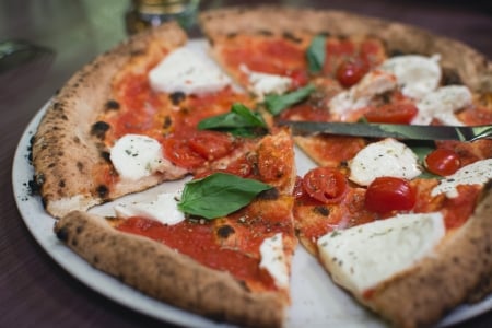 Pizza - tomato, delicious, food, pizza, cheese