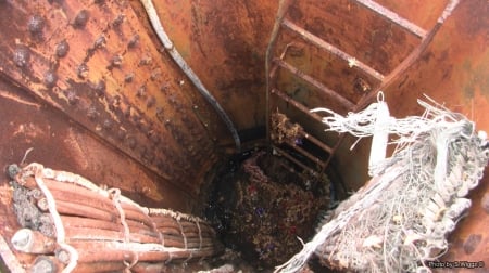 Wreckage of the USS Arizona, Pearl Harbor