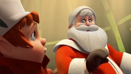 Saving Santa (2013) - animation, christmas, elf, santa, fantasy, Saving Santa, white, craciun, red, movie