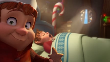 Saving Santa (2013) - animation, christmas, elf, fantasy, Saving Santa, sleep, craciun, funny, movie, candy