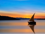 Sailboat at Sunset