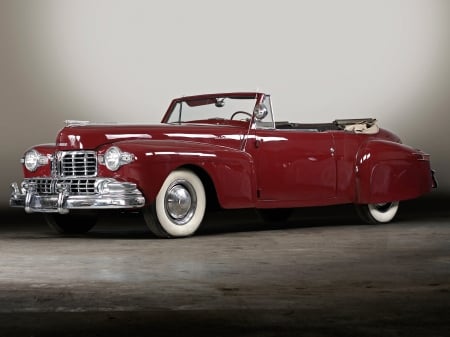 lincoln continental convertible - lincoln, convertible, continental, classic