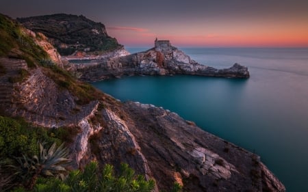 Italian Coast - coastline, nature, Italy, sea, mountains