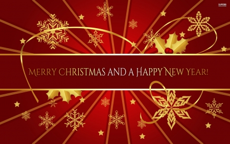 Merry Christmas And A Happy New Year - a, and, year, merry, new, christmas, happy