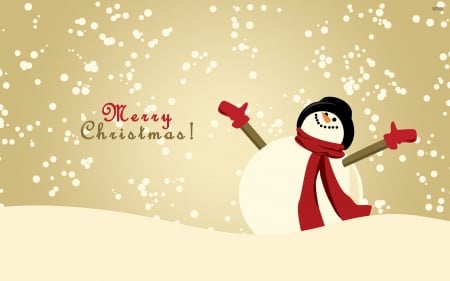 Snow Man - Snow, Merry, Chrismas, Man