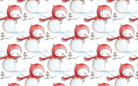 Christmas texture - paper, red, winter, craciun, snowman, christmas, white, card, texture