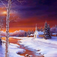 Winter church