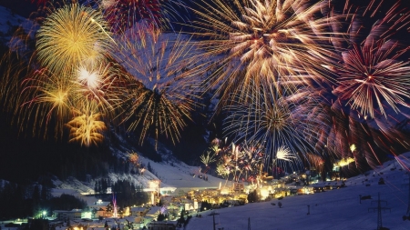 New Years Eve - christmas, pretty, New Years Eve, fireworks