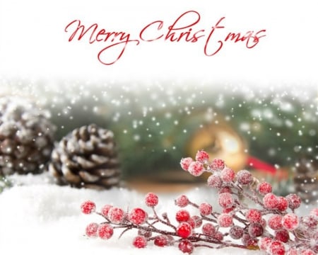 Merry Christmas - Holiday, snow, Christmas, advent