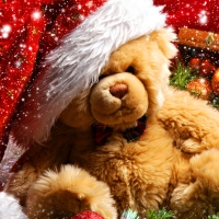 Christmas teddy bear