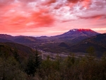 Mount St Helen sunset