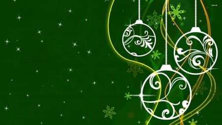 Christmas Decorations - wallpaper, christmas, decorations, baubles