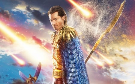 Gods of Egypt - fantasy, movie, nikolaj coster-waldau, gods of egypt, male, blue, horus, man