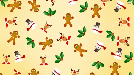 Cristmas Pattern - pattern, man, snow, christmas