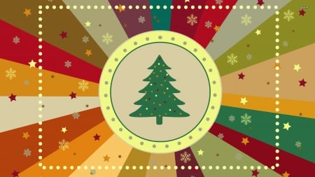 Christmas Tree - Wallpaper, Colourful, Tree, Christmas