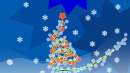 Christmas Tree - Wallpaper, Colourful, Tree, Christmas