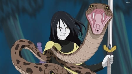 orochimaru and his snake