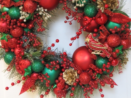 Colorful Christmas Wreath