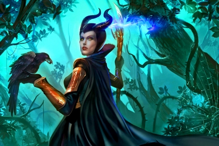 Maleficient - fairy, fantasy, magic, dark