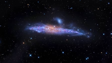 Star Streams and the Whale Galaxy - space, fun, stars, cool, galaxy