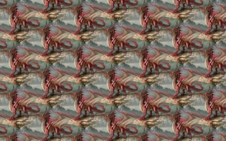 Dragon pattern - paper, pattern, fantasy, texture, dragon