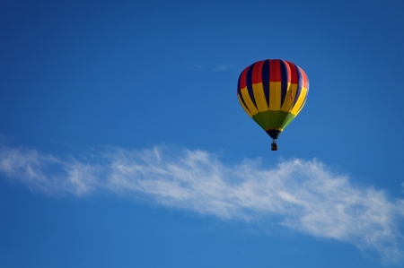 Hot Air Balloon - clouds, photography, balloon, sky