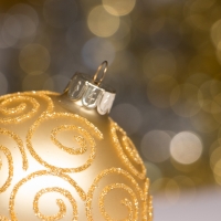 Elegant Golden Bauble