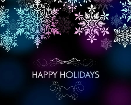 Happy Holidays - Holidays, abstract, vector, arts