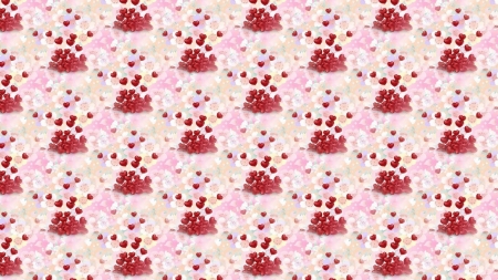 Texture - red, paper, pattern, pink, valentine, heart, texture